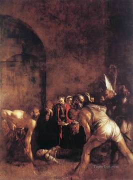 カラヴァッジョ Painting - 聖ルチア・カラヴァッジョの埋葬